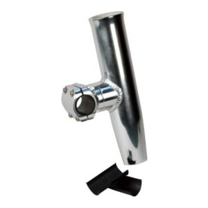 C. E. Smith Adjustable Mid Mount Rod Holder Aluminum 7/8" Or 1" W/Sleeve & Hex Key