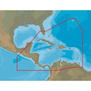 C-Map 4d Na-D065 Caribbean & Central America -Microsd/Sd