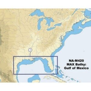 C-Map Na-M420 Gulf Of Mexico Bathy Chart - C-Card