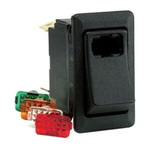 Cole Hersee Lighted Rocker Switch Spst On-Off 4 Blade