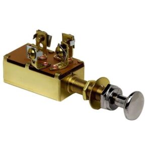 Cole Hersee Push Pull Switch Spst On-On-Off 3 Screw