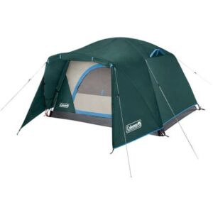 Coleman Skydome 2-Person Camping Tent W/Full-Fly Vestibule - Evergreen