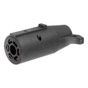 Curt Adapter - 7-Way Rv Blade To 6-Way Round Trailer - Center Pin Auxiliary