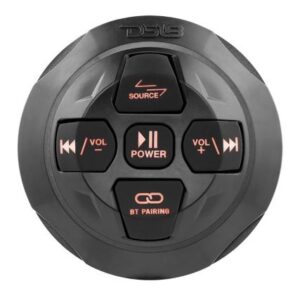 Ds18 Marine Waterproof Bluetooth Streaming Audio Receiver Round Controller - F/Android & Iphone