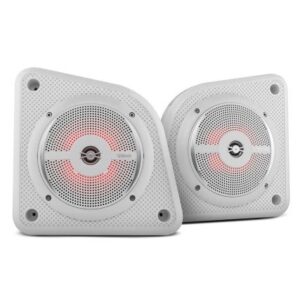 Ds18 Universal Shallow Enclosure W/100w Marine Speaker - White