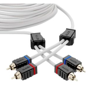 Ds18 Marine Tinned Ofc Rca Cable - 25'