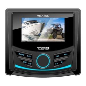 Ds18 Mrx150 2 Zone Marine & Powersports Head Unit W/3" Color Tft Display & Bluetooth - 4 X 40w