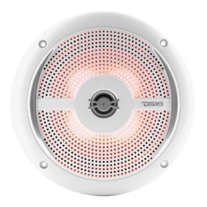 Ds18 Hydro 6.5" 2-Way Marine Slim Speakers W/Rgb Led Lighting 100w - White