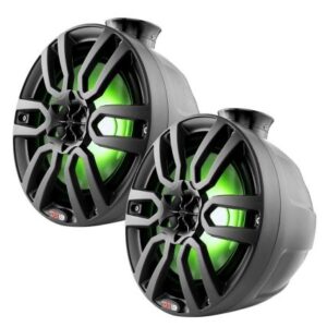 Ds18 Hydro 8" Compact Wakeboard Pod Tower W/Rgb Light - 375w - Black