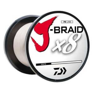 Daiwa J-Braid X8 Braided Line - 65 Lbs - 300 Yds - White