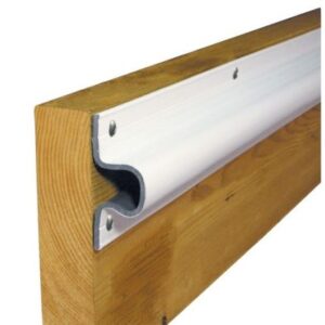 Dock Edge "C" Guard Pvc Dock Profile - (4) 6' Sections - White