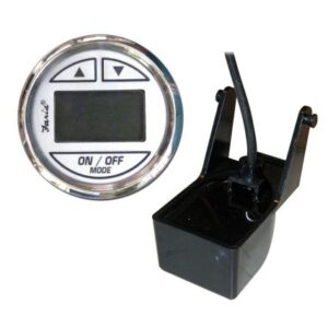 Faria Chesapeake White Ss 2" Depth Sounder W/Transom Mount Transducer