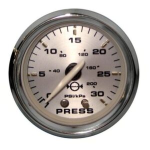 Faria Kronos 2" Water Pressure Gauge Kit - 30 Psi