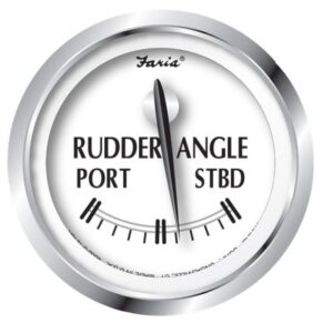Faria Newport Ss 2" Rudder Angle Indicator Gauge