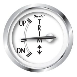 Faria Newport Ss 2" Trim Gauge F/J/E/Suzuki Outboards
