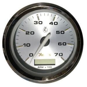Faria Kronos 4" Tachometer W/Hourmeter - 7,000 Rpm (Gas - Outboard)