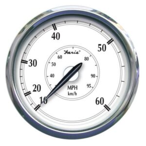 Faria Newport Ss 5" Speedometer - 0 To 60 Mph