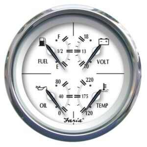 Faria Newport Ss 4" Multifunction Gauge