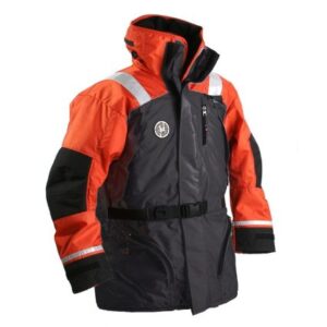 First Watch Ac-1100 Flotation Coat - Hi-Vis Orange/Black - Small