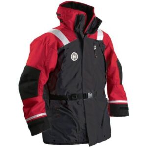First Watch Ac-1100 Flotation Coat - Red/Black - 3xl