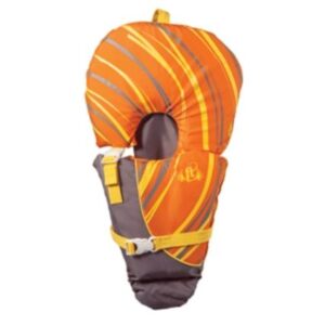 Full Throttle Baby-Safe Vest - Infant To 30lbs - Orange/Grey