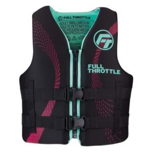 Full Throttle Adult Rapid-Dry Life Jacket - L/Xl - Aqua/Black