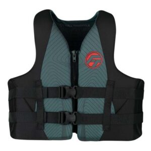 Full Throttle Adult Rapid-Dry Life Jacket - 2xl/4xl - Grey/Black