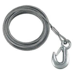 Fulton 3/16" X 25' Galvanized Winch Cable - 4,200 Lbs. Breaking Strength