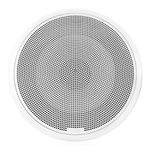 Fusion Fm-S10rw Fm Series 10" 400w Flush Mount Marine Subwoofer - Round Grill - White