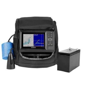 Garmin Echomap Uhd2 Keyed 5" Cv Ice Fishing Bundle W/Echomap Uhd2 53cv & Dual Beam-If Transducer