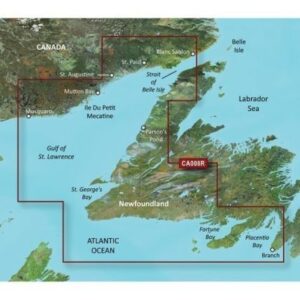 Garmin Bluechart G3 Vision Hd - Vca008r - Newfoundland West - Microsd/Sd