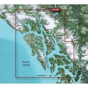 Garmin Bluechart G3 Vision Hd - Vus026r - Wrangell/Juneau/Sitka - Microsd/Sd