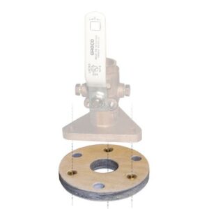 Groco Backing Block F/2" & 2-1/2" Seacocks