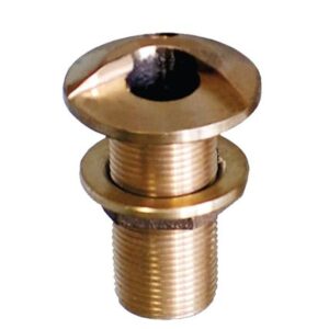 Groco 1-1/2" Bronze High Speed Thru-Hull Fitting W/Nut