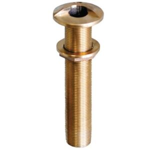 Groco 1-1/4" Bronze Extra Long High Speed Thru-Hull Fitting W/Nut