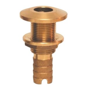 Groco Bronze Hose Barb Thru-Hull Fitting - 1-1/8"