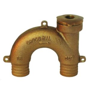 Groco Bronze Vented Loop - 1" Hose