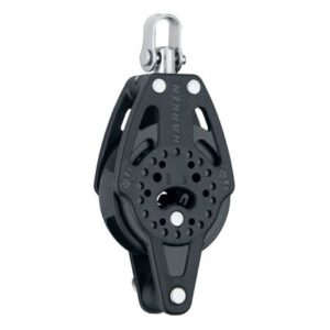 Harken 57mm Carbo Single Ratchet Block W/Swivel & Becket
