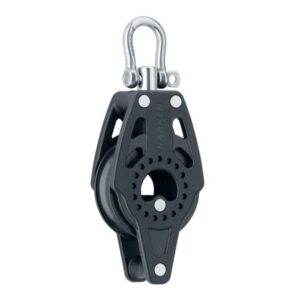Harken 40mm Carbo Block Single W/Swivel & Bracket