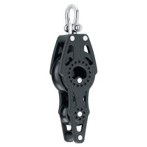 Harken 40mm Carbo Air Fiddle Block W/Swivel & Becket