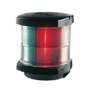 Hella Marine Tri-Color Navigation Light - Incandescent - 2nm - Black Housing - 12v