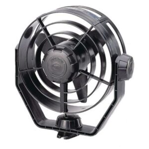 Hella Marine 2-Speed Turbo Fan - 12v - Black