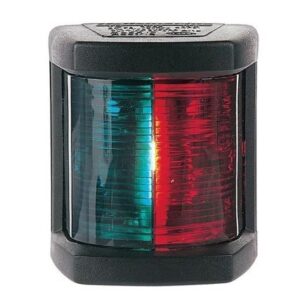 Hella Marine Bi-Color Navigation Lamp- Incandescent - 1nm - Black Housing - 12v