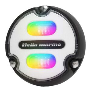 Hella Marine Apelo A1 Rgb Underwater Light - 1800 Lumens - Black Housing - White Lens