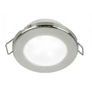 Hella Marine Euroled 75 3" Round Spring Mount Down Light - White Led - Stainless Steel Rim - 12v
