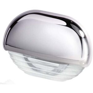 Hella Marine White Led Easy Fit Step Lamp W/Chrome Cap