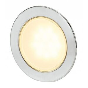 Hella Marine Round Warm White Euroled 95 Gen 2 Led Down Light - Stainless Steel Rim