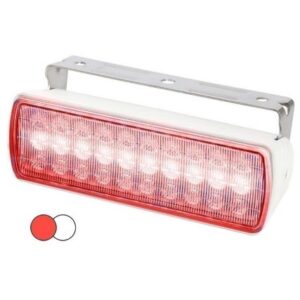 Hella Marine Sea Hawk Xl Dual Color Led Floodlights - Red/White Led - White Housing
