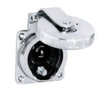 Hubbell Hblphtvss Phone/Tv Inlet Round Stainless Steel