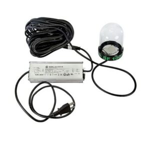 Hydro Glow Sf100g 100w/120vvac Underwater Dock Light - Green Anchored To Bottom